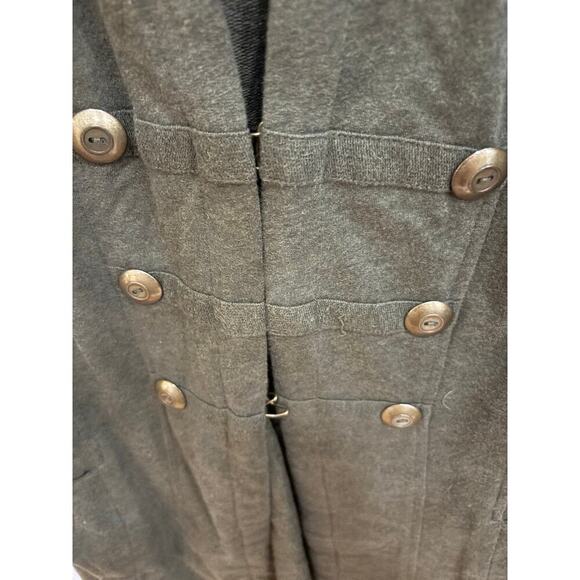 Cabi Cavallari Military Jacket Bronze Colored Buttons Size L - Picture 2 of 6
